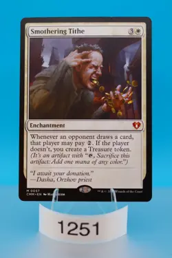 MTG Smothering Tithe Commander Masters Regular #57 - Image 1