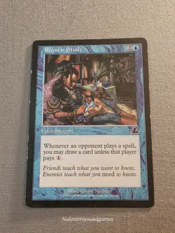 MTG Prophecy Rhystic Study Magic The Gathering Common - Image 1