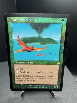 MTG Dominaria Remastered Birds of Paradise Retro Frame Foil NM! - Image 1
