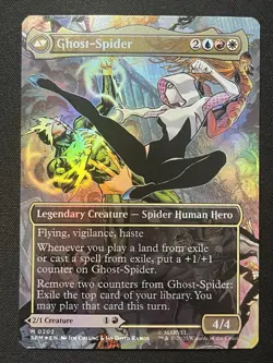 Gwen Stacy (0202) (Borderless) Marvel's Spider-Man Foil - Image 2