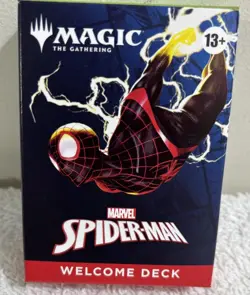 MTG Magic The Gathering Marvel Spider-Man Miles Morales Welcome Deck - Green - Image 1
