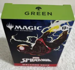 MTG Magic The Gathering Marvel Spider-Man Miles Morales Welcome Deck - Green - Image 2