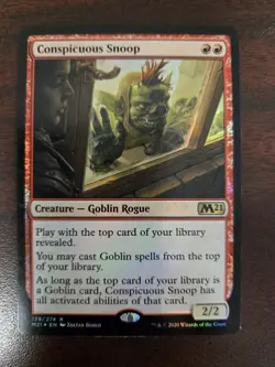 Conspicuous Snoop NM FOIL Core Set 2021 M21 MTG FREE SHIPPING - Image 1