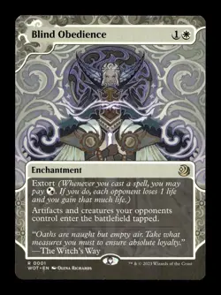 Blind Obedience 1 R Wilds of Eldraine: Enchanting Tales - Image 1