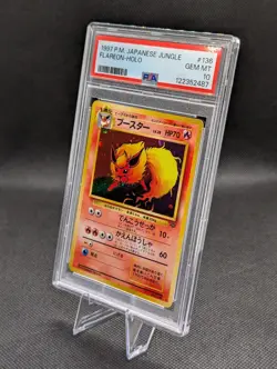 1997 Pokemon Japanese Jungle #136 Flareon Holo PSA 10 - Image 2