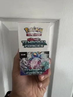 Pokemon Scarlet and Violet Temporal Forces Half Booster Box Sealed - Image 1