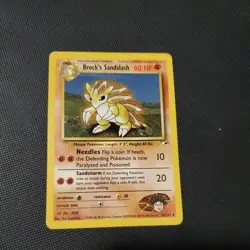NM Brock's Sandslash 23/132 - Gym Heroes Rare Non-Holo - Pokemon - Image 1