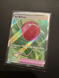 AIR BALLOON Ultra Rare Holo Trainer #166/132 Pokemon Mega Evolutions English NM - Image 1