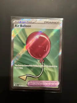 AIR BALLOON Ultra Rare Holo Trainer #166/132 Pokemon Mega Evolutions English NM - Image 2