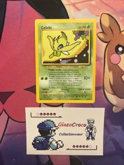 Carte Pokemon Wizards Neo Revelation Celebi Rare 16/64 Francais Vf Fr - Image 1