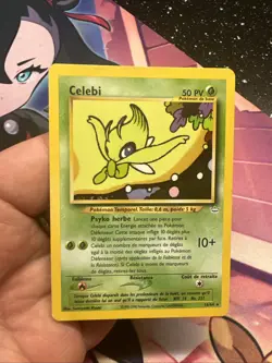 Carte Pokemon Wizards Neo Revelation Celebi Rare 16/64 Francais Vf Fr - Image 2