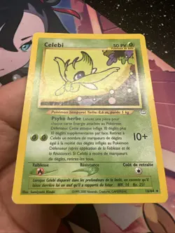 Carte Pokemon Wizards Neo Revelation Celebi Rare 16/64 Francais Vf Fr - Image 4