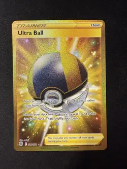 Pokemon TCG Ultra Ball Sword & Shield: Brilliant Stars 186/172 Holo Secret Rare - Image 1