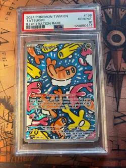 💎 PSA 10 - TATSUGIRI 186/167 - Twilight Masquerade Holo - Pokemon TGC 💎 - Image 1