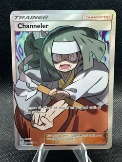 Channeler 232/236 Full Art Ultra Rare SM Pokemon Unified Minds NM - Image 1
