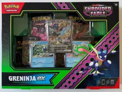 2024 Pokemon Shrouded Fable Greninja Ex Special Illustration Collection Box - Image 1