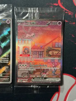 Mew EX & Mewtwo Pokemon TCG Scarlet Violet 151 Black Star Promos (SEALED) - Image 5