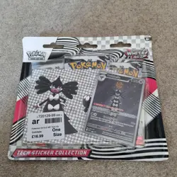 Pokemon TCG White Flare Tech Sticker Collection - 3 pack blister NEW/SEALED - Image 1