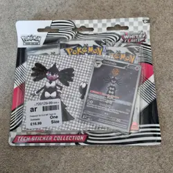 Pokemon TCG White Flare Tech Sticker Collection - 3 pack blister NEW/SEALED - Image 2