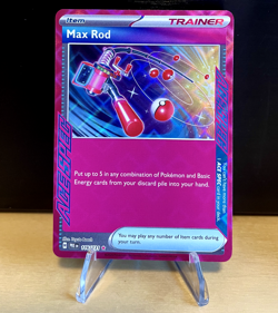 Pokemon TCG - Max Rod - Prismatic Evolutions 116/131 Ace Spec Rare - NM / MINT - Image 1