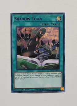 Yugioh Shadow Toon DLCS-EN076 Ultra Rare 1st Edition Blue - Image 1