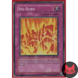 Yugioh Big Burn IOC-047 Super Rare NM - Image 1