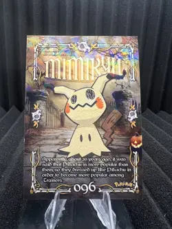 Mimikyu #96 - Cracked Ice Holo - Prisma Trick or Treat Cards - Pokemon - Image 1