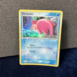 SLOWPOKE Reverse Holo 83/113 EX Delta Species STAMPED Pokemon Card 2005 DMG HP - Image 1