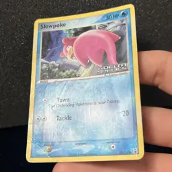 SLOWPOKE Reverse Holo 83/113 EX Delta Species STAMPED Pokemon Card 2005 DMG HP - Image 2