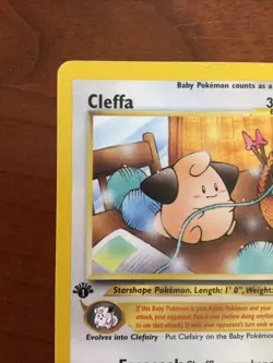 NM (1st edition) Pokemon CLEFFA Card NEO GENESIS Set 20/111 Non-Holo Rare WOTC - Image 2