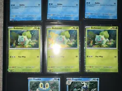 Bulbasaur Charmander Squirtle Pokemon Cards Cosmos Promo Set 046 047 048 NM 151 - Image 4