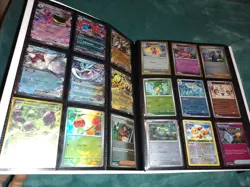 Black Bolt Binder With Pokemon Cards Inside (IR EX Pokeball & More) NM TCG - Image 5