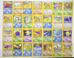 Pokemon Card Lot - Base, Jungle, & Fossil Commons (Light Play - Heavy Play) - Image 1