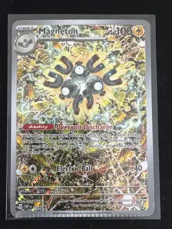 Magneton 159 Sv: Scarlet & Violet Promo Cards Holo CRIMP ERROR - Image 1