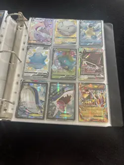 Binder Full of Pokemon Cards - Includes Full Arts, Holos & Reverse Holos - Image 1