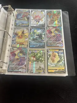 Binder Full of Pokemon Cards - Includes Full Arts, Holos & Reverse Holos - Image 2