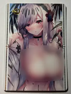 SEXY HEROINE WAIFU Dunkerque AZUR LANE ACG PREMIUM TRIM HOLOFOIL CARD NM - Image 1