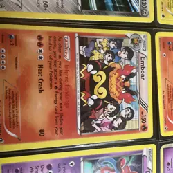 Small Pokemon Card Lot Emboar Legendary Treasures and Friends! - Image 3