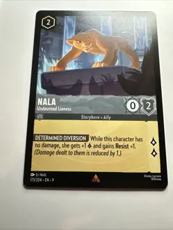 Nala - Undaunted Lioness 173/204 Fabled Regular Disney Lorcana Card NM - Image 3
