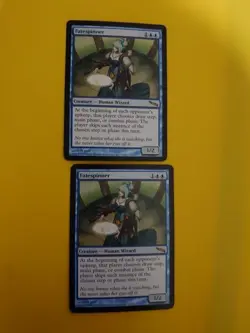 FateSpinner x2 rare Human Wizard MTG 2 Card. Mirrodin. - Image 1