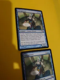 FateSpinner x2 rare Human Wizard MTG 2 Card. Mirrodin. - Image 5