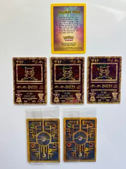Lot of 6 Ancient Mew Pokemon Cards Movie Promo 2 Factory Sealed Ungraded - Image 1