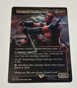 Deadpool Trading Card Rainbow Foil Secret Lair Drop, MTG - Image 1