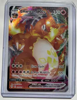 Pokemon TCG Charizard VMAX Darkness Ablaze Holo Card 20/189 NM Condition - Image 3