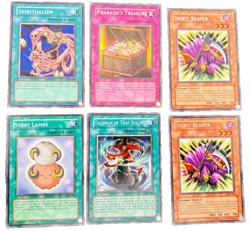 YU GI OH YU-GI-OH! LOT OF 6 1996 YUGIOH CARDS Play Fantasy Gaming - Image 1