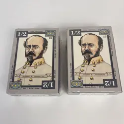 Dixie Civil War TCG Starter Deck Lot of 2 Trading Card Game Bull Run 1st Edition - Image 1