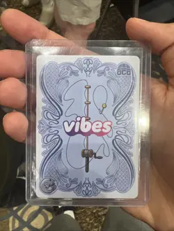 Vibes TCG Be A Lil Evil 2025 National NSCC Promo Pudgy Penguins Mantel Card - Image 2