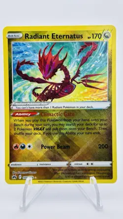 Pokemon - Radiant Eternatus - 105/159 - SWSH Crown Zenith - Holo Card - Image 1