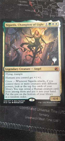 MtG Sigarda Champion of Light Promo - Image 1