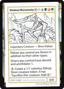 MTG Slivdrazi Monstrosity (No PW Symbol), NM-Mint, English Mystery Booster: Conv - Image 1